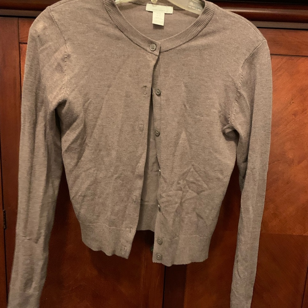 Light brown, H&M cardigan, size XS